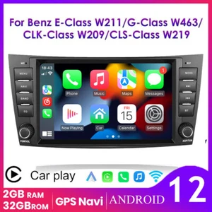 2+32G DAB+ Autoradio GPS Nav Android13 für Mercedes Benz E Klasse W211 C219 W219 - Bild 1 von 24