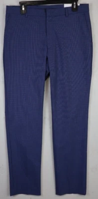 Mens Tommy Hilfiger Stretch Fit Tate Dress Pants Size 32x32 Flat Front Blue - Image 1 of 4