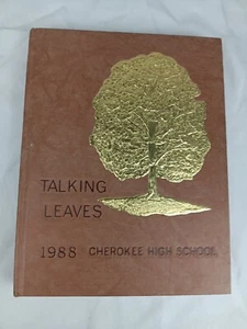 1988 Cherokee High School Talking Leaves Yearbook. Good Condition Fast Shipping! - Picture 1 of 6