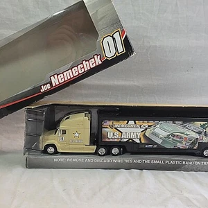 Nascar Joe Nemechek 01 U.S. Army Winner’s Circle 1:64 Trailer Rig Semi Hauler - Picture 1 of 11