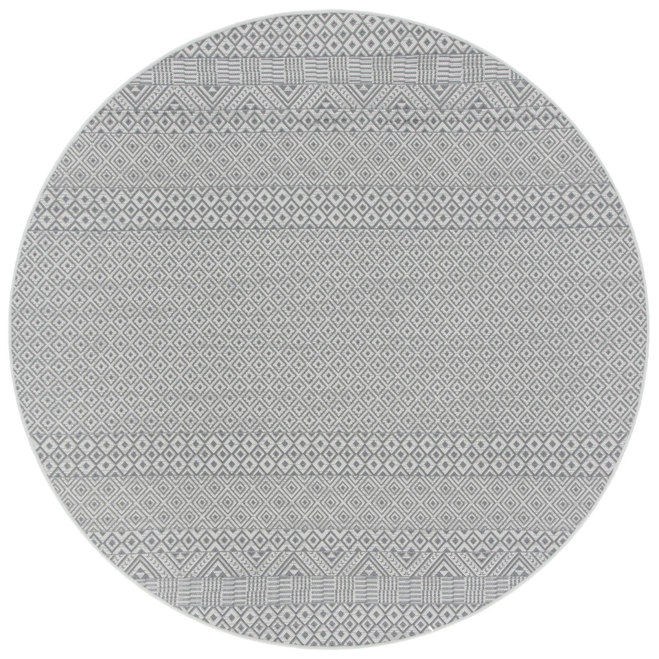 SAFAVIEH Outdoor CY6235-07812 Courtyard Brown / Grey Rug - Image 1 of 1