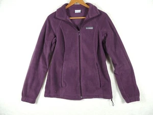 Chaqueta polar Columbia para mujer púrpura talla pequeña capas senderismo al aire libre esquí - Imagen 1 de 5