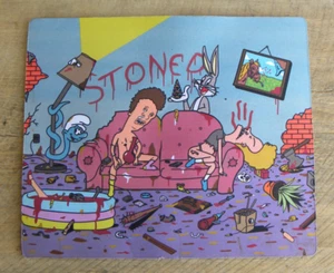 'RAW & RARE' Beavis & Butthead Stoned Mouse Pad - Picture 1 of 11