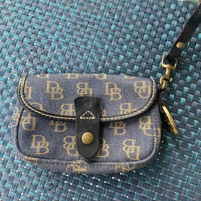 Cartera monedero vintage dooney and bourke muñeca azul denim Foto 1 de 4