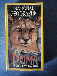 Vidéo National Geographic - Puma : Lion of the Andes (VHS, 1996)