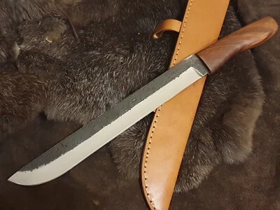 Mittelalter Wikingermesser Mittelaltermesser Handgeschmiedet groß 43cm  (V10b) - Bild 1 von 4