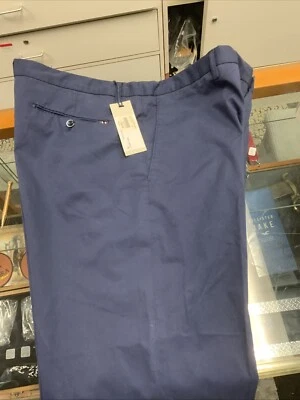 Zanella NWT Dress Pants Size 42 Color Blue Style Noah - Image 1 of 4