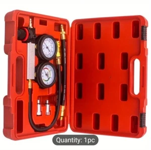 PETROL ENGINE COMPRESSION TEST TESTER KIT SET FOR AUTOMOTIVE CAR PRESSURE METER - Picture 1 of 2