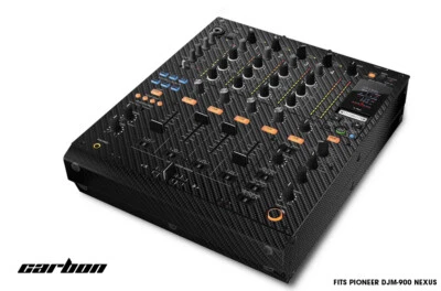 247SKINS Skin Decal Wrap for PIONEER DJM-900 DJ Mixer CD Pro Audio DJM900 Parts - CARBON