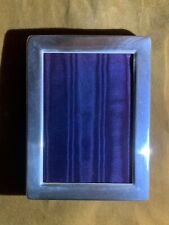 Authentic Carrs 925 hallmarked silver and velvet picture frame 