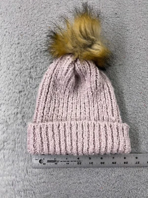 Gorro Aeropostale Toque Mujer Talla Única Rosa Tejido Mezcla Acrílico Piel Sintética Pom Foto 1 de 4