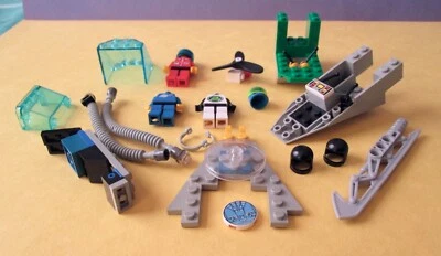 Vintage Chopper,Helicopter,Lego 6425 Legoland Town,TV chopper,'99,incomplete set - Image 1 of 3