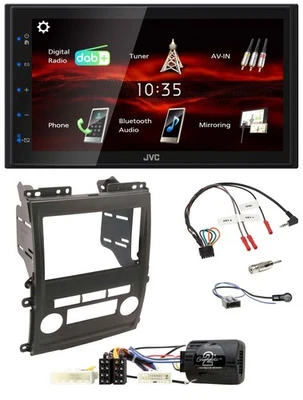 JVC USB Bluetooth Lenkrad DAB 2DIN Autoradio für Nissan Xterra 09-11 Telefontast - Bild 1 von 4