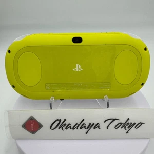 PS Vita PSV Slim Lime Green White PCH-2000 Console SONY Tested Working LANK A - Picture 1 of 22