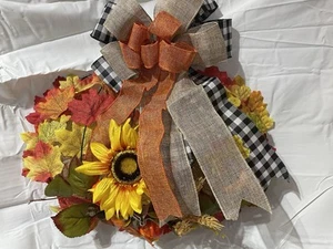 Pumpkin Wired Door Decor - Picture 1 of 4