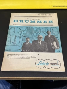 Vintage Jazz Ära Magazin The Ludwig Drummer HERBST 1964 Band 4 Nr. 2 RAR - Bild 1 von 3