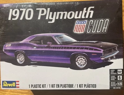 Reveal Model Car 1970 Plymouth Cuda New In Box - Image 1 of 2