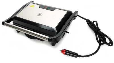 ALL RIDE Kontaktgrill LKW Wohnmobil Boot 24V 240W Elektrogrill Tischgrill LED-Anzeige