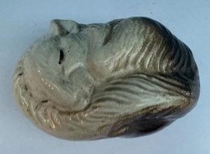 Vintage Poole Pottery Sleeping 7cm Dormouse - Picture 1 of 3