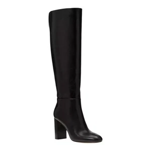 Kate Spade Women's Aimee Tall Leather Dress Boots Black Size 10 - Picture 1 of 4
