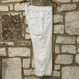 Chicos Platinum Denim Capri Cropped Jeans Gr. 00 XSmall weiß - Bild 1 von 5