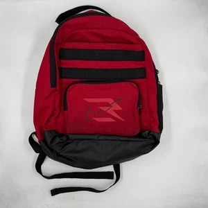 Nike Red Black Backpack Men Women Sports Gym Bag Polyester Adjustable Straps - Picture 1 of 8