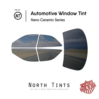 Película de tinte de ventana precortada nano cerámica vidrio para automóvil para Acura Integra 1994-2001 sedán Foto 1 de 4