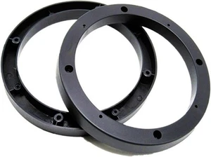 2 Stück 6,5 Zoll Schwarz Kunststoff Lautsprecher Abstandhalter Adapter Ring Befestigung 6,5 Zoll, - Bild 1 von 7