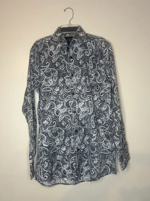 vintage coogi Button Down Paisley Long Sleeve Shirt Men’s Size Medium Classic  - Image 1 of 4