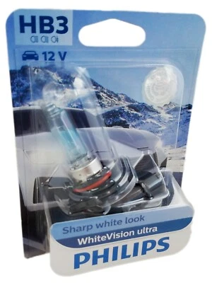 HB3 PHILIPS White Vision Ultra 9005WVUB1 12V 60W 3700K 1st - Image 1 of 2