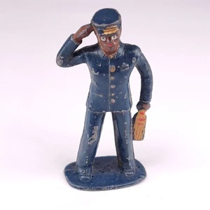 ✅ Figura de Viajero Feliz Escoba Batidor Porter Tren Barclay Salute 613 B160 De Colección - Imagen 1 de 3