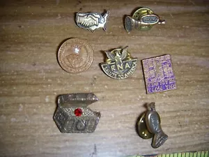 7 RARI SPILLE DORSO / CRAVATTA VINTAGE RNA Royal Neighbors of America PINS - Foto 1 di 1