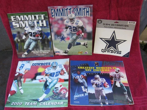 DALLAS COWBOYS Emmitt Smith 1990s - 2000s Calendars, Books, Poster, Peel & Stick Cover