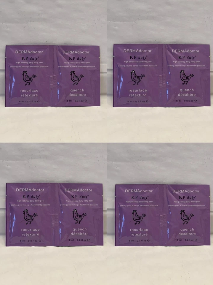 4 Packs DERMAdoctor KP duty High Potency Daily Body Peel Resurface & Quench - Image 1 of 4