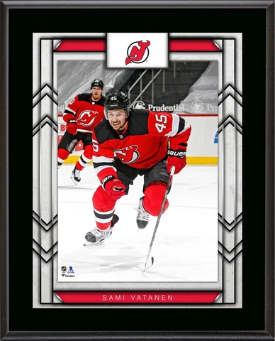 Sami Vatanen New Jersey Devils 10.5" x 13" Sublimated Player Plaque Cover