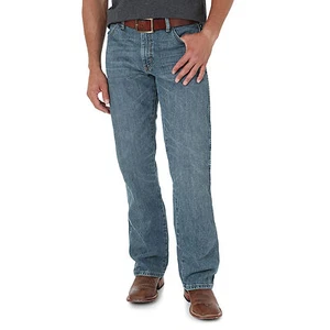 Men's Wrangler Retro® Slim Fit Blue Jean 77MWZMJ - Picture 1 of 3