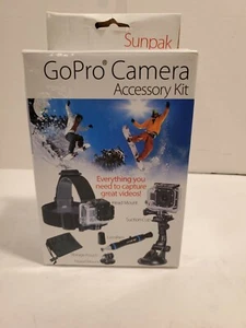 Sunpak Go Pro Camera Accessory Kit 5 pieces Action Camera Kit Action-5-2 - Picture 1 of 2