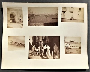 6 vintage photo views of Valetta Malta 1891 foto harbour architecture - Picture 1 of 3