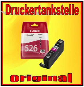 Original Cartridge Canon Pixma Cli 526 Magenta iP4850 4950 iX6550 MG5250 5350 - Picture 1 of 2