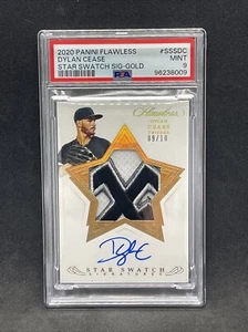 Flawless Dylan Cese Star Swatch Signatures 2020 parche dorado autógrafo/10 PSA 9 - Imagen 1 de 2