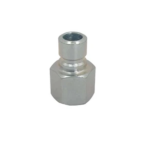 Quick Disconnect Mold Coolant Plug 3/8” Body x 3/8” Female NPT Steel - Picture 1 of 8