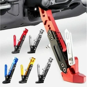 Motorcycle CNC Aluminum Alloy Kickstand Foot Side Support Kick Stand Adjustable - Picture 1 of 16