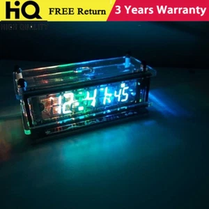 RGB VFD Clock Bedroom Alarm Clock 12/24 Hour with Vacuum Fluorescent Display - Picture 1 of 1