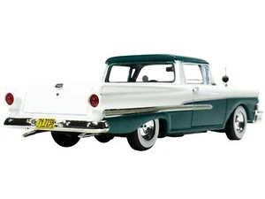 1958 Ford Ranchero Gulfstream Blue and White with Blue Interior Limited Edition - Picture 1 of 1