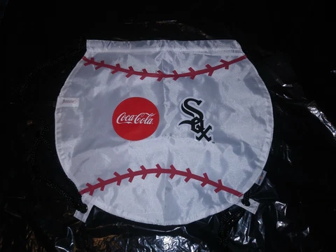 CHICAGO WHITE SOX Baseball Coca Cola Coke New SGA 2018 Promo Drawstring Back Bag Cover