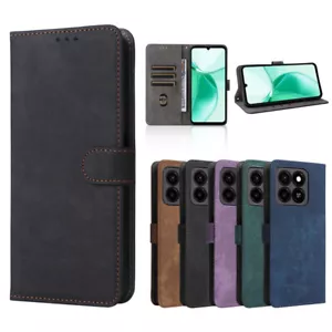 For Optus X Total New Matte Leather Wallet Flip Phone Case Cover Screen Protect - Picture 1 of 20