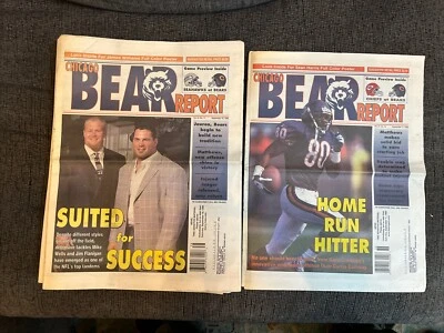 Lote de 30 Chicago Bears Report 1995-1999 Foto 1 de 4