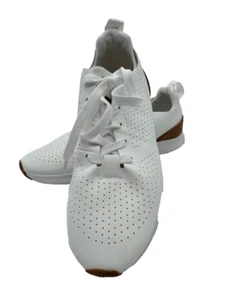 Steve Madden P-Sonny Zapatillas Confort Espuma Para Hombre Talla 9 Con Cordones Blanco Tostado 7070 - Imagen 1 de 6