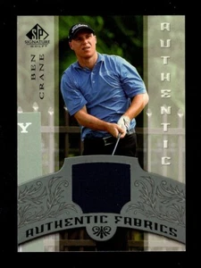 2005 SP SIGNATURE AUTHENTIC FABRICS BEN CRANE TOURNAMENT WORN SHIRT - Picture 1 of 1