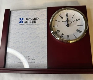 HOWARD MILLER Desktop Clock Portrait Caddy II Picture Frame NEW 11764550 - Foto 1 di 6